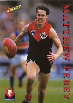 1995 Select AFL #101 Matthew Febey Front